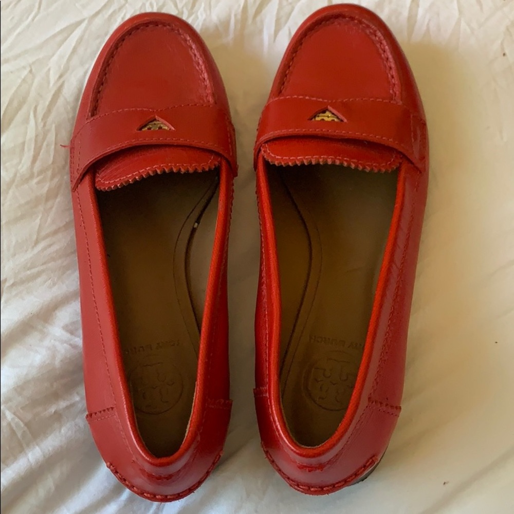 Tory Burch Penny Loafer in Red